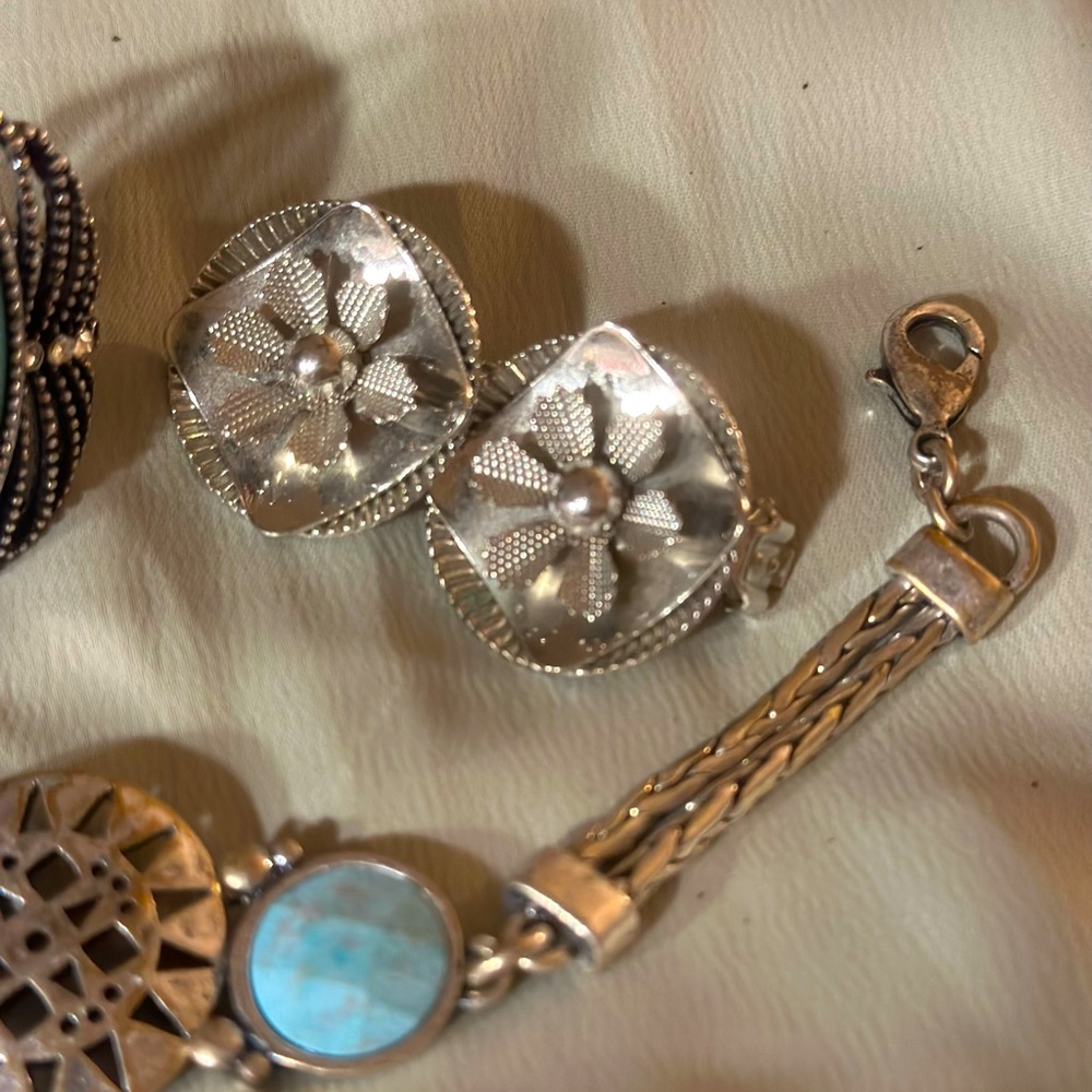 Boho Turquoise And Silver Bundle - image 6